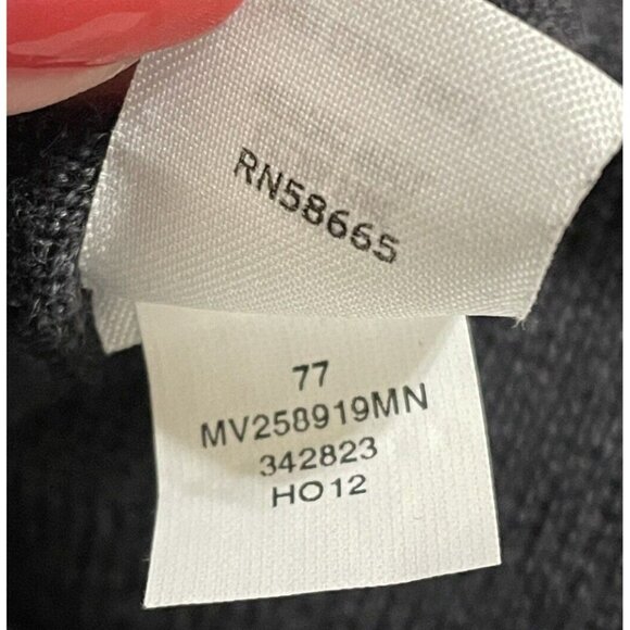 Nordstrom Xl Extra Fine Merino Wool V-Neck Sweater Gray - Picture 12 of 12